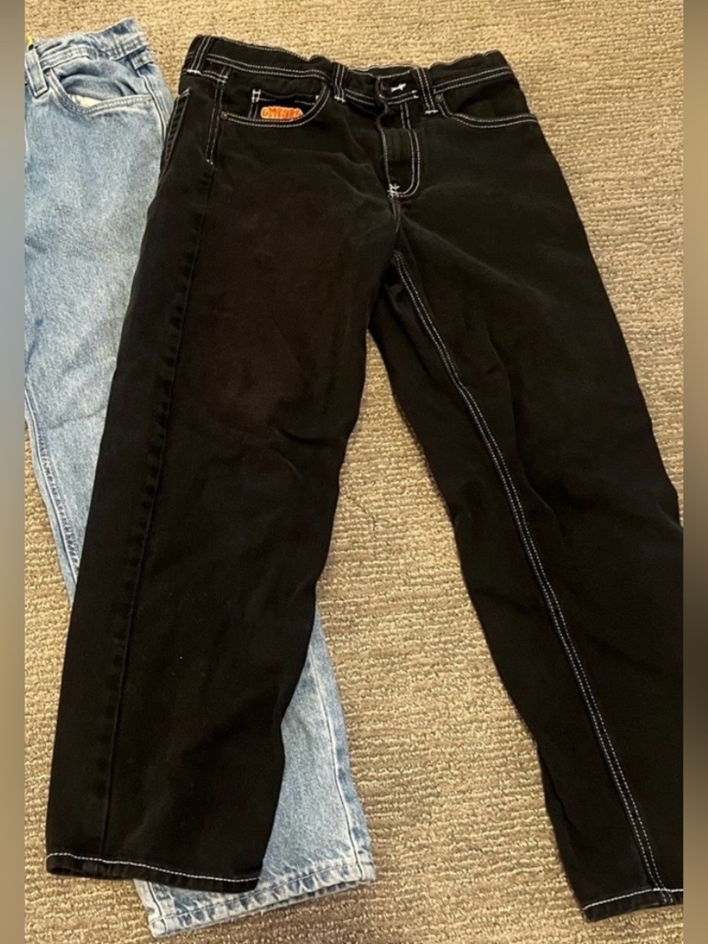 Empyre Relaxed Loose Fit Black Jeans
